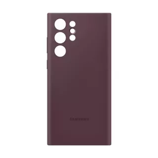 Capa Galaxy S22 Ultra Silicone E Policarbonato Vinho - Samsung 