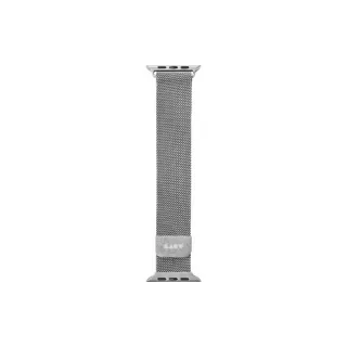 Pulseira Para Apple Watch 42/44 Mm Em Aço Inoxidável Cinza Steel Loop - Laut   