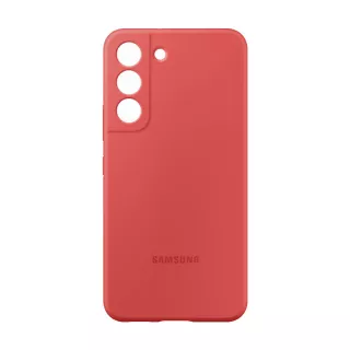 Capa Galaxy S22 Silicone E Policarbonato Coral - Samsung 